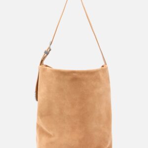 Borsa a tracolla grande Bucket Big in suede