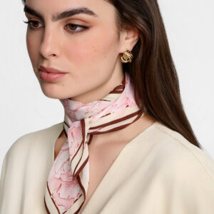 Apaszka Miss Aquarelia Light Pink